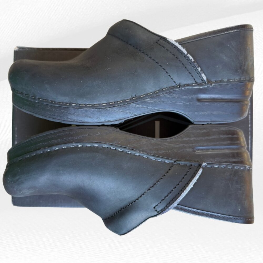 Dansko Professional Clogs Black Oiled Leather Size 39 EU US 8.5-9 APMA Approved - Picture 9 of 16